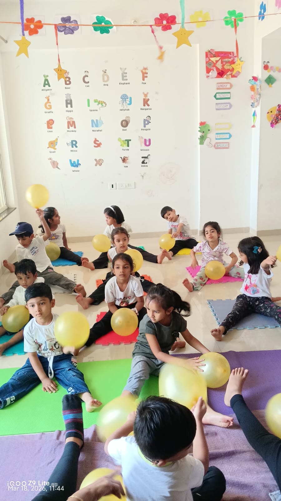 School campus and classroom